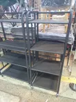 Metal Kitchen Storage Rack with Wheels - 1