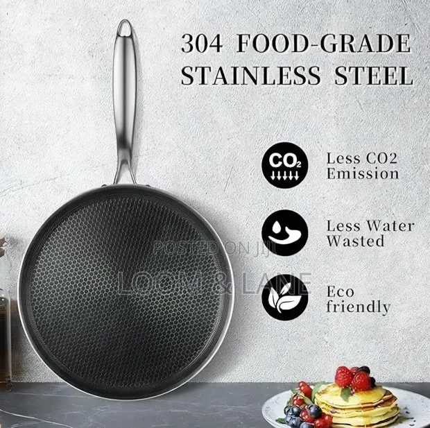 32cm Stainless Steel Non-Stick Frying Pan - 1