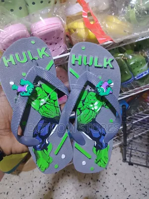Kids' Hulk Flip-Flops