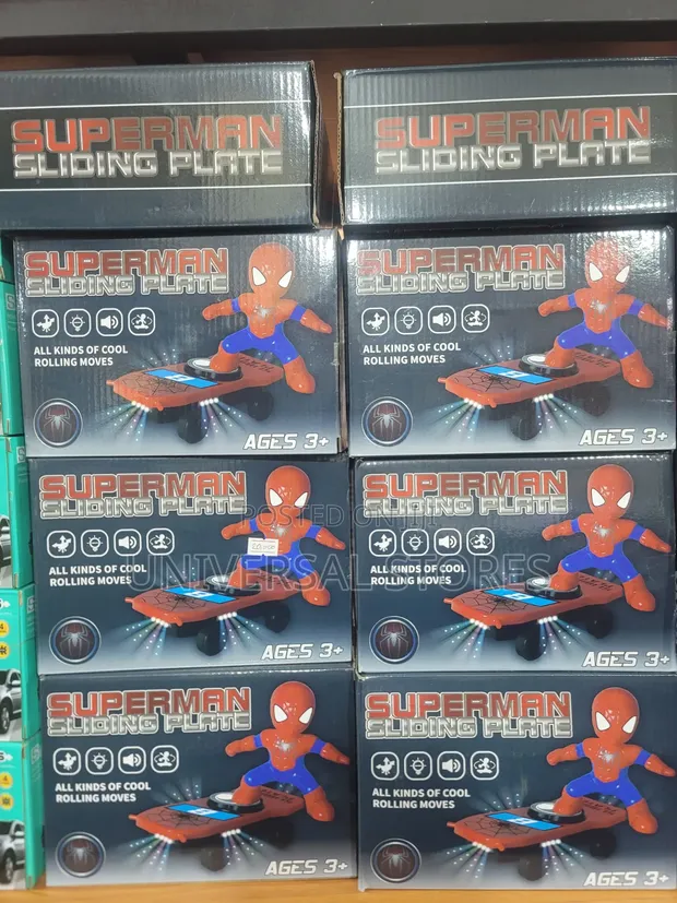 Spider-Man Electric Stunt Skateboard Toy - 1