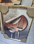 Framed Wall Art - Champagne Bottle Design - 3