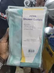 PEVA Waterproof Shower Curtain - White - 1