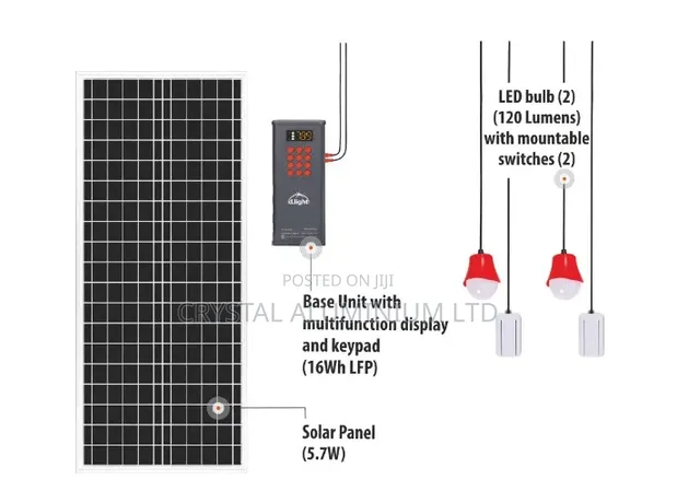 D10 Neo 5.7W Solar Home System - Monthly Installments - 1