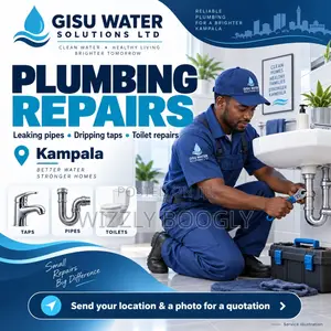 Plumbers in Kampala - Pipe, Tap, Toilet Repairs by GISU Water Solutions