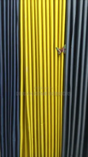 Grey and Yellow Matching Curtains