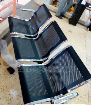 3-Seater Salon Metal Chair