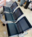 3-Seater Salon Metal Chair - 1