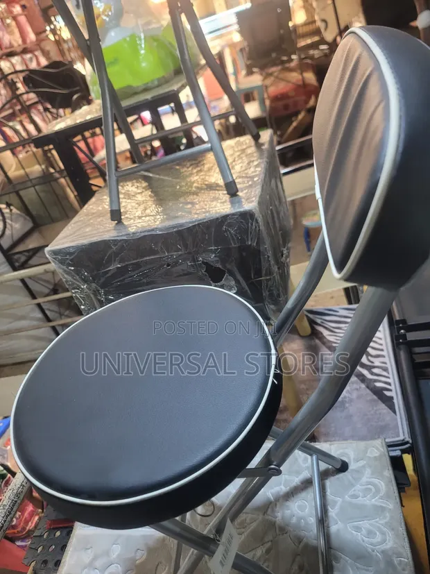 Aluminum Kids Dining Chair - Black - 1