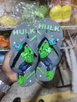 Kids Hulk Superhero Slippers - 1