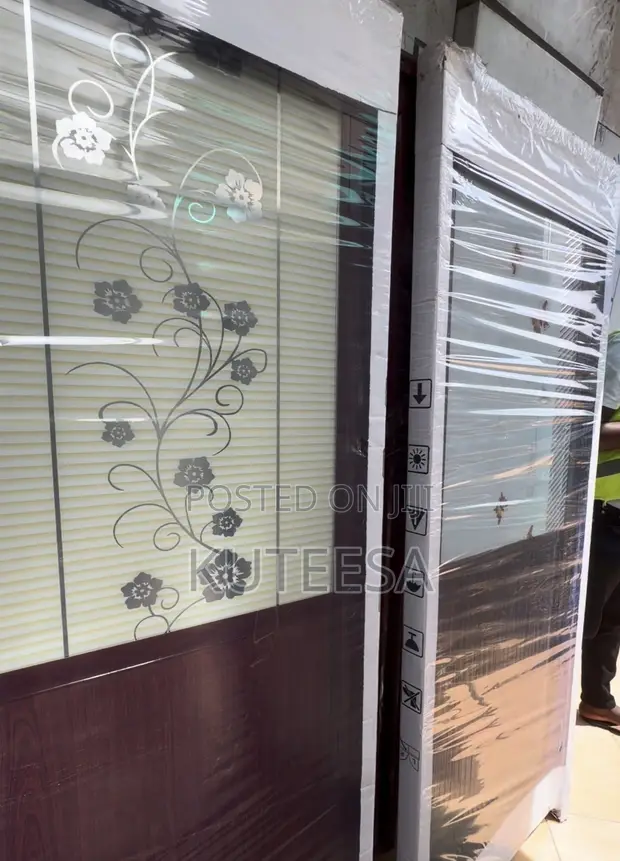 Aluminum Bathroom Doors - Brand New - 1