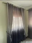 Grey Plain Fantastic Curtains - 1