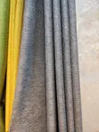 Grey Plain Fantastic Curtains - 2