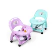 Portable Baby Feeding Chair with Tray & Wheels - 2