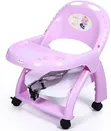Portable Baby Feeding Chair with Tray & Wheels - 3