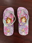 Children's Bright Yellow Princess Sofia Flip-Flops - 3