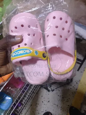 Children's Pink EVA Clogs with Bobdog Logo