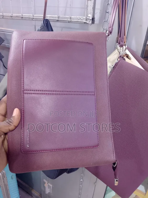 Chrisbella Faux-Leather Clutch/Document Pouch - 1