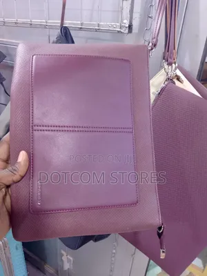 Chrisbella Faux-Leather Clutch/Document Pouch