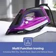 Geepas 3000W Ceramic Steam Iron (GSI24025N) - Brand New - 2