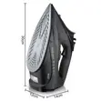 RAF 2000W Electric Steam Iron R.1013 with Ceramic Soleplate - 1