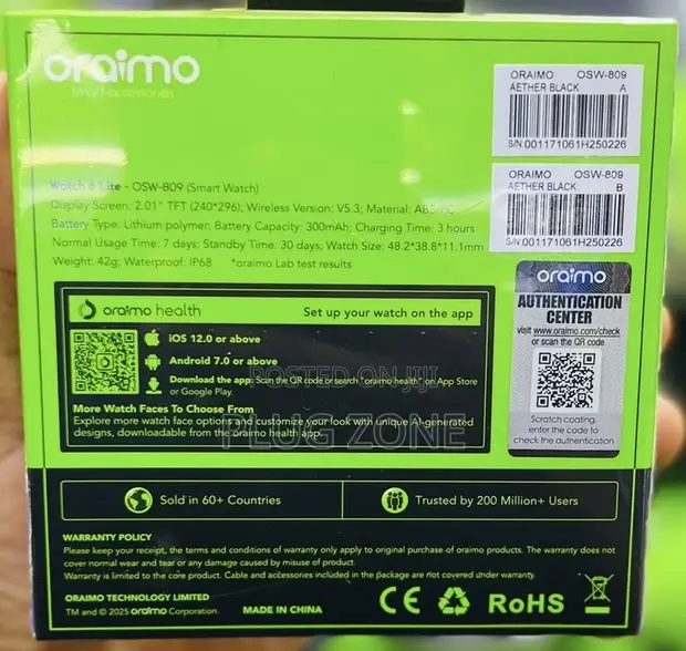 Oraimo Watch 6 Lite - 1
