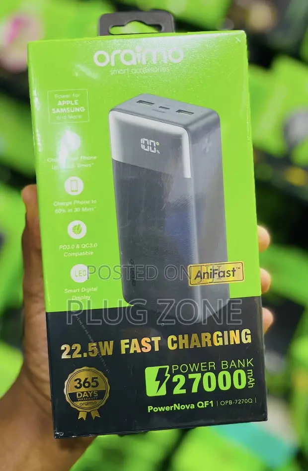 Oraimo Power Bank 27,000mAh - 1