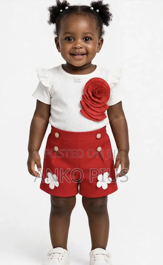 AD Brand Girls Clothing Set (2-3Y, 12M) - 1