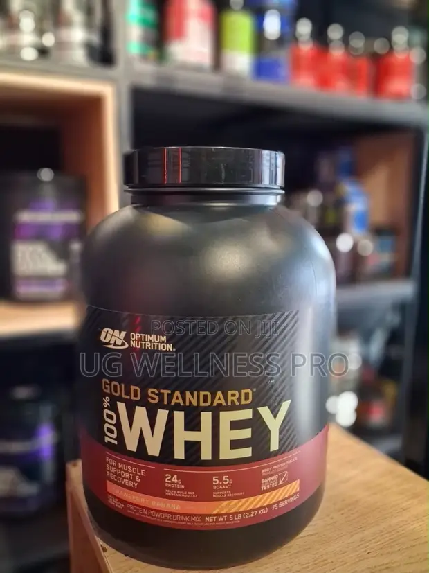Gold Standard 100% Whey Protein - Strawberry Banana (2.27kg) - 1
