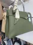 Chrisbella Handbag - Green Faux Leather - 2