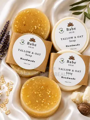 Beef Tallow & Oat Soap - Unscented