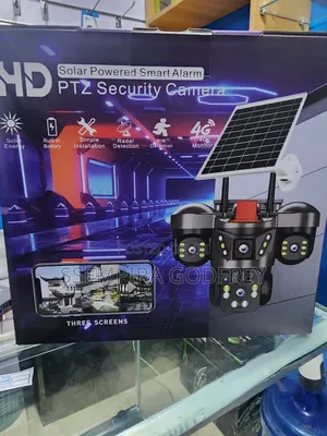 Brand New 3-Screen Solar Security Camera