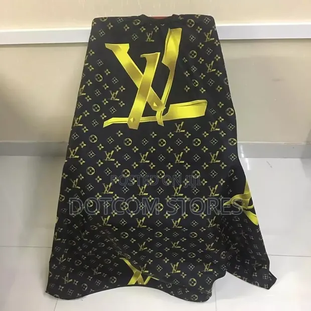 Designer LV Barber Hair Cutting Cape Gown - 1