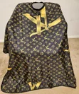 Designer LV Barber Hair Cutting Cape Gown - 2
