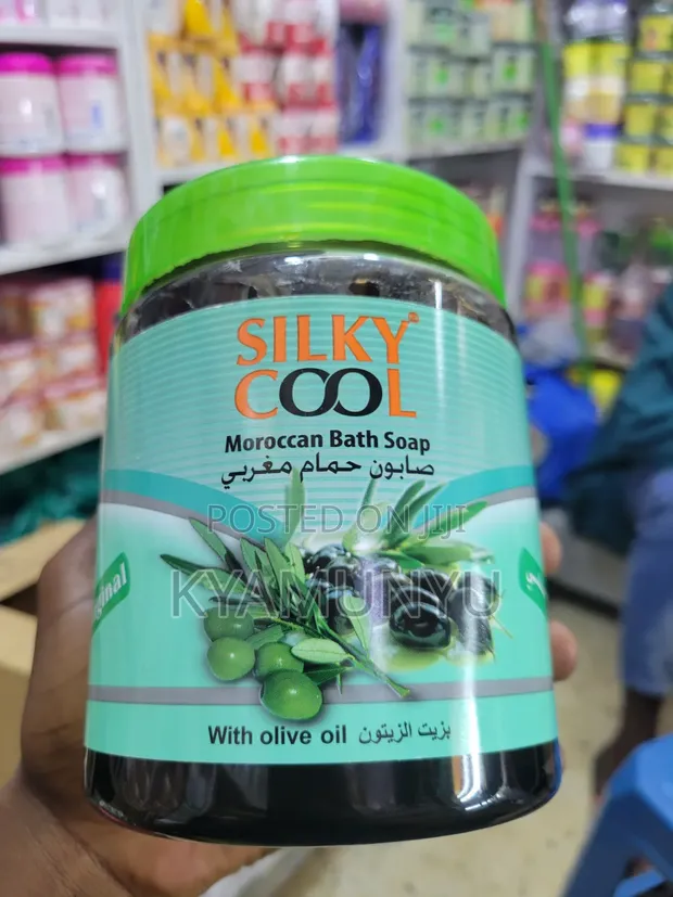 Silky Cool Moroccan Bath Soap with Olive Oil - 1