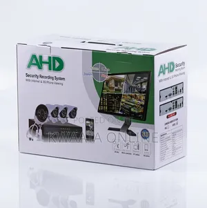 AHD 4-Camera Full HD Security System with 5G Phone Viewing