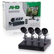 AHD 4-Camera Full HD Security System with 5G Phone Viewing - 4