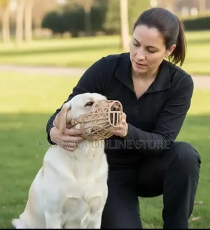 Medium Size Dog Muzzle - Black