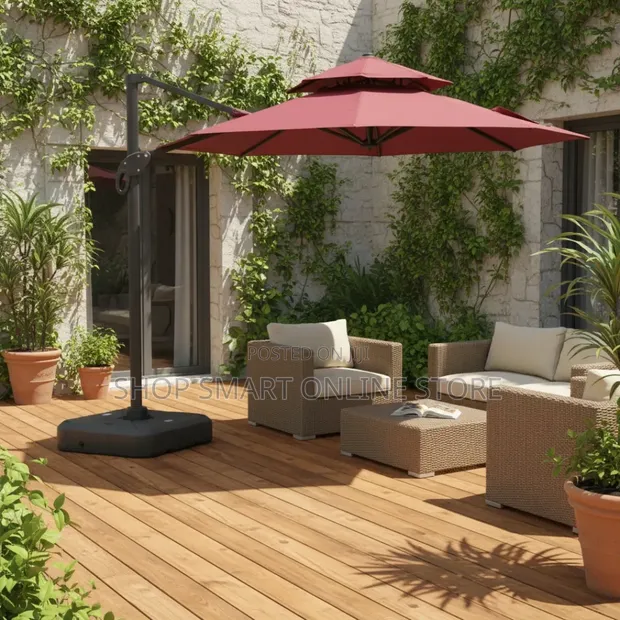 Modern Luxury Outdoor Garden Umbrella - 1