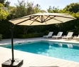 Heavy Duty Waterproof Garden Umbrella - Brown - 2