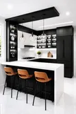 Kitchen Cabinets - Black & White, Any Colour - 1