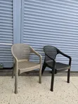 Aerated Back Plastic Chairs with Arms - 1