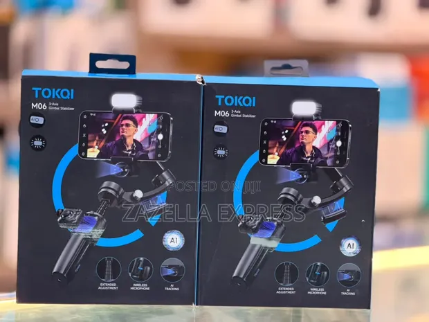 Tokoi M06 Handheld Gimbal with Face Tracking for Cellphone - 1