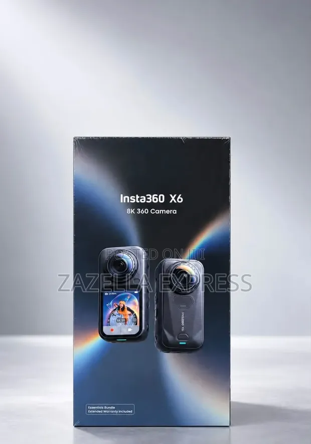 Insta360 X6 Action Camera - 8K 360 with 1/1.1'' Sensors - 1