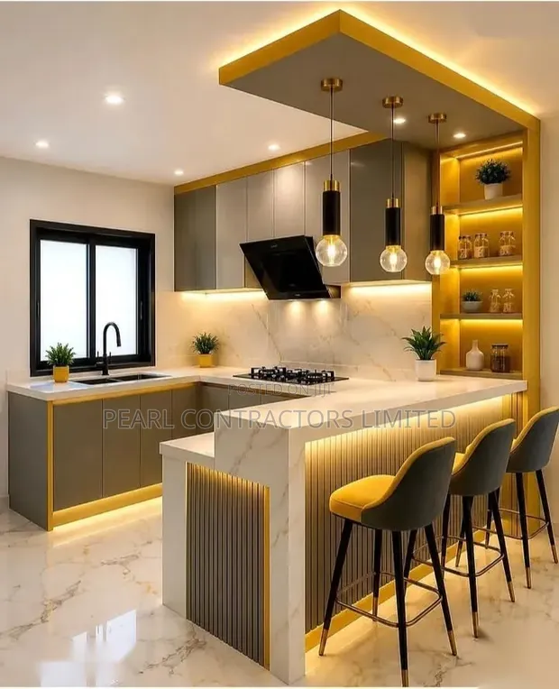Modern Executive Kitchen Cabinets - UGX 1,000,000/m - 1