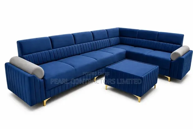 6 Seater Aladdin L-Shaped Sofa - Brand New - 1