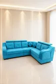 Brand New 5-Seater Mini L-Shaped Sofa Couches - Any Colour/Material - 1