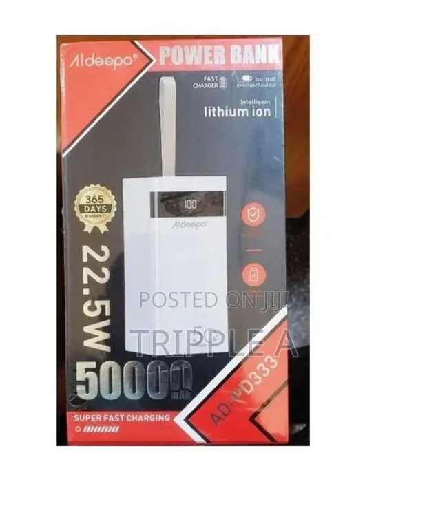 Aldeepo 50000mAh Super Fast Charging Powerbank - 1
