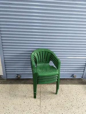 Plastic Armrest Chairs (Set of 4)
