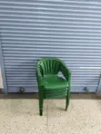 Plastic Armrest Chairs (Set of 4) - 1
