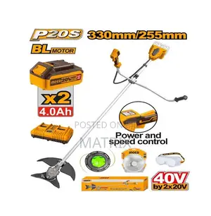 INGCO 40V Cordless Grass Cutter/String Trimmer (2-in-1)